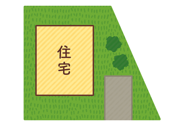台形の土地イメージ