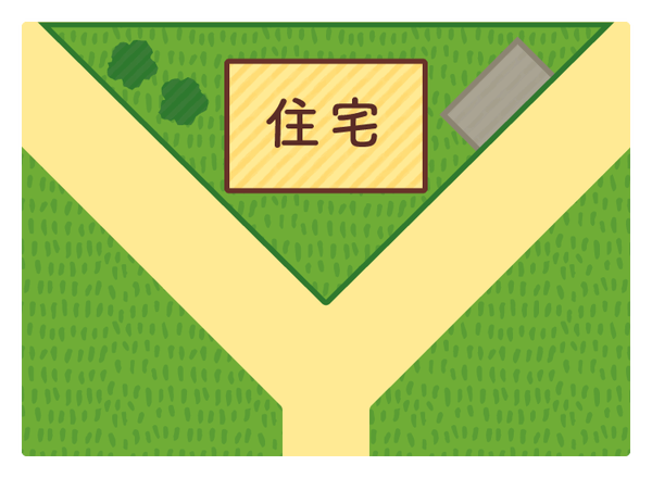 三角土地イメージ